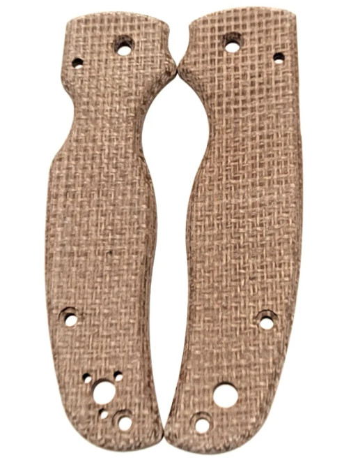 Spyderco Shaman Micarta Burlap Scale Set - Burlap Natural