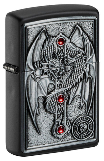 Anne Stokes Gothic Guardian Emblem Zippo