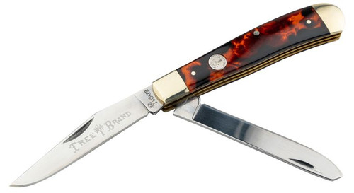 Boker Traditional Series Trapper with Faux Tortoise Handles and Nickel Silver Bolsters - 110810T