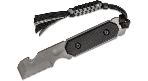 Cop Tool Multifunctional Knife with Bead Blast Blade and G10 Handles, Kydex Sheath - 02BO300