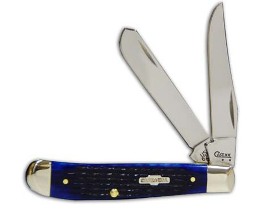 Trapper Mini Blue Bone Pocket Knife