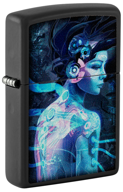 Cyborg Woman Design Zippo Lighter 48517