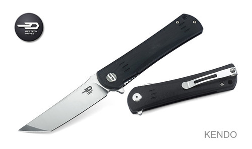 Kendo Black G10 Folding Knife BG06A-1