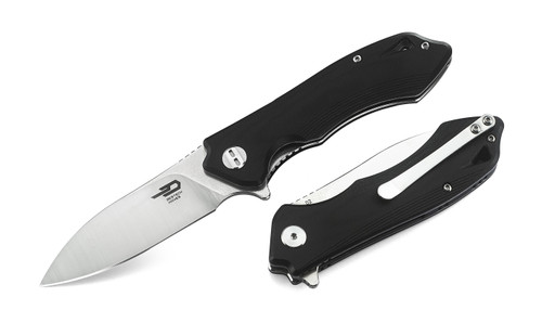 Beluga Black G10 Folding Knife BG11D-2