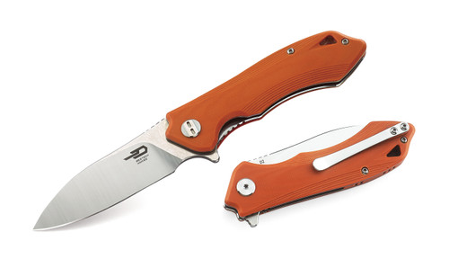 Beluga Orange G10 Folding Knife BG11E-2