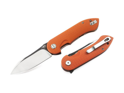 Torpedo Orange G10 Folding Knife BG17D-2