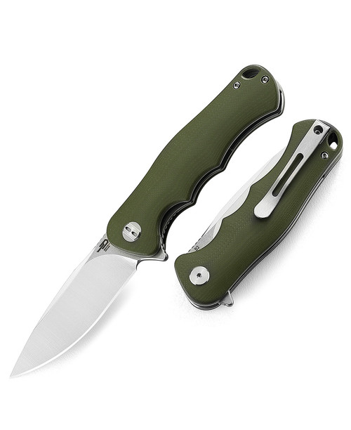 Bobcat OD Green G10 Folding Knife BG22B-1