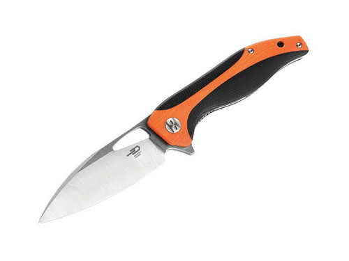 Komodo Black/ Orange G10 Folding Knife BG26C