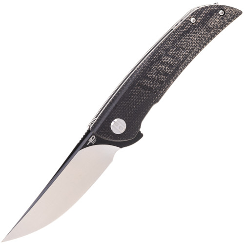 Swift Black Micarta Folding Knife BG30B-2