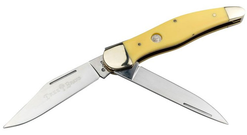 Folding Hunter Yellow Derlin Knife 110839