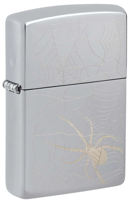 Engraved Spider Web Design Zippo 48767