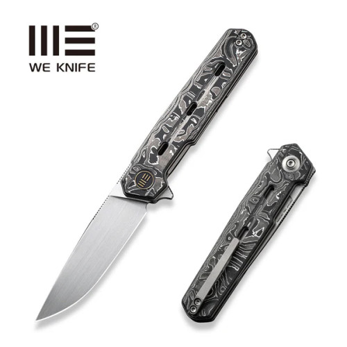 Navo Flipper Knife Aluminum Foil Carbon Fiber Handle