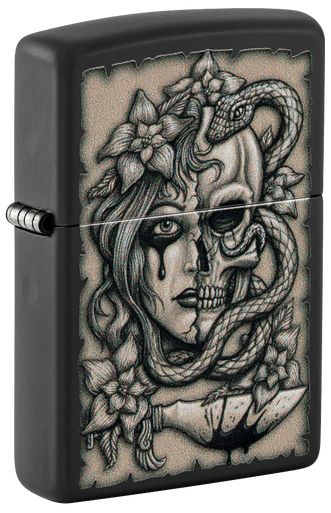 Heart Dagger Tattoo Design Zippo Lighter