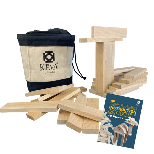 40 KEVA Maple with Canvas Travel Tote 40 KEVA Maple with Canvas Travel Tote