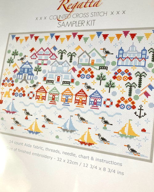 CROSS STITCH KIT 14ct AIDA Regatta