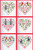 CROSS STITCH KIT (6 MEDIUM GREETINGS CARDS) Koalas & Parrots Hearts