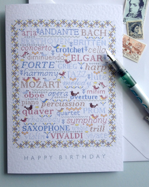 BIRTHDAY GREETINGS CARD Musical Sampler