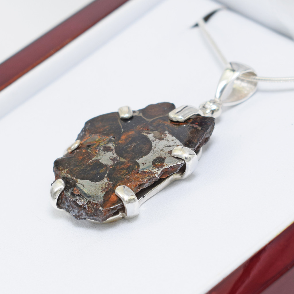 Sericho Pallasite Meteorite Pendant (SB2020)