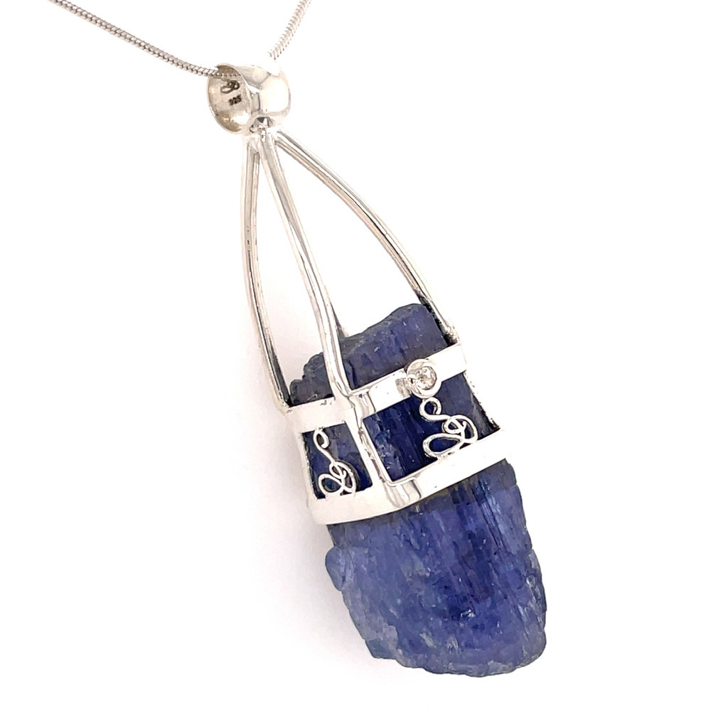 Tanzanite White Topaz Pendant (SP1006)