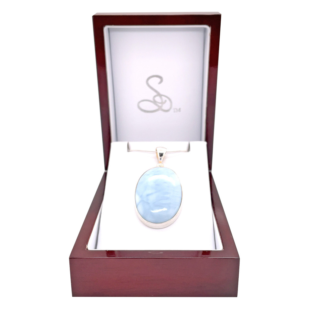 Denim Blue Opal Pendant (SB2353)