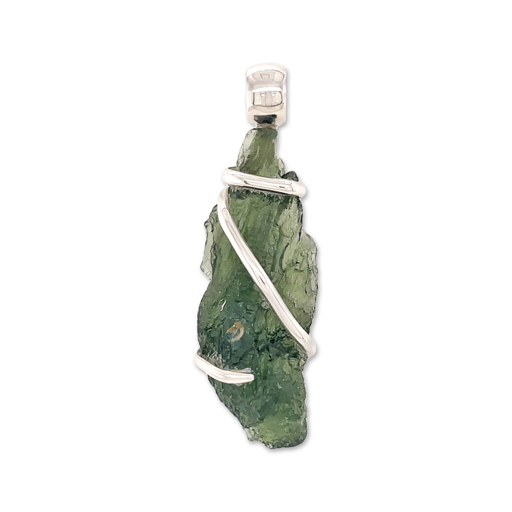 Moldavite Pendant Necklace (M1264)