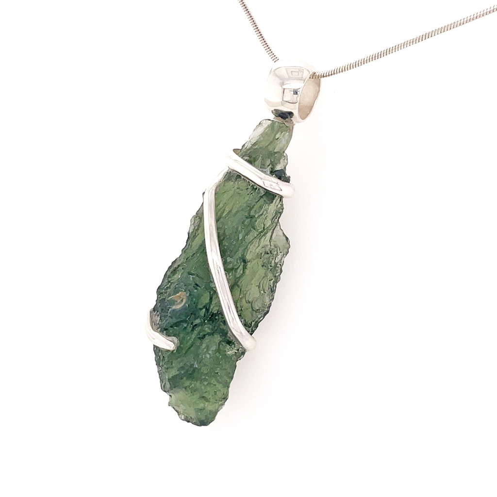 Moldavite Pendant Necklace (M1264)