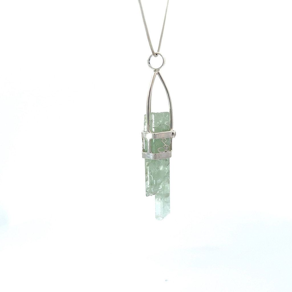 Heliodor Crystal Pendant Necklace (SE1213)