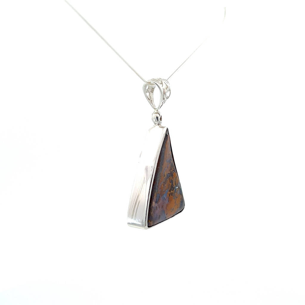 Boulder Opal Pendant Necklace (AE1185)