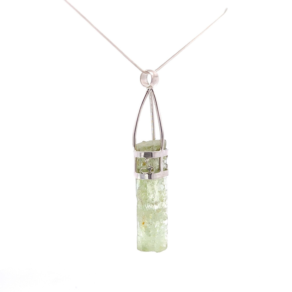 Heliodor Crystal Pendant Necklace (SE1249)