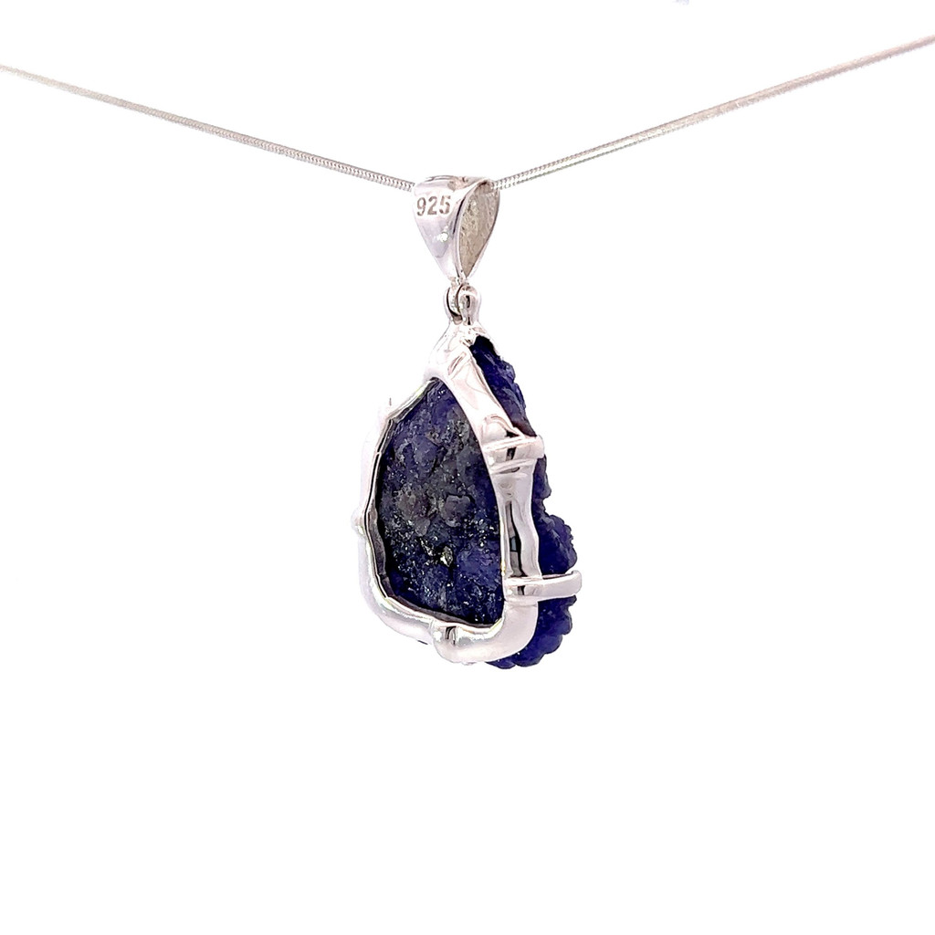 Carved Ganesh Tanzanite Pendant (SB2624)