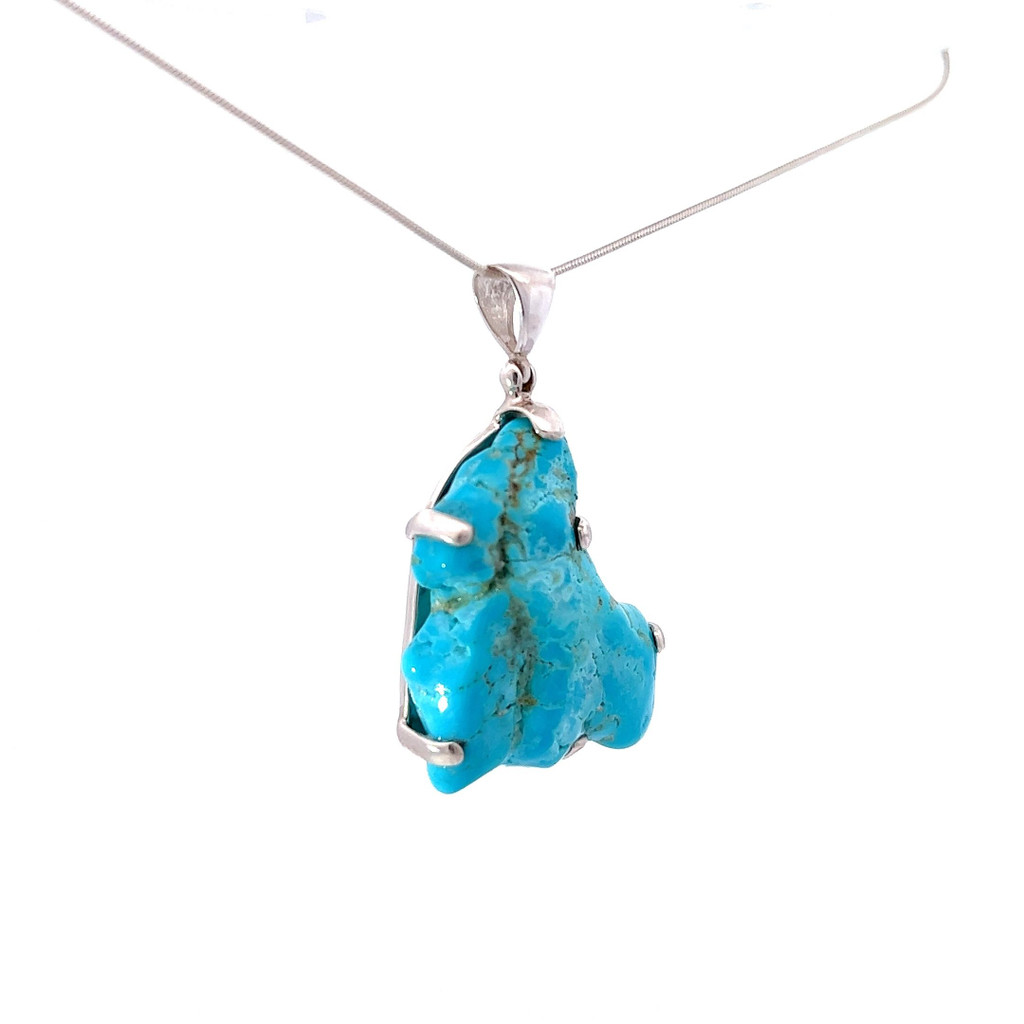 Turquoise Pendant Necklace (SB1264)