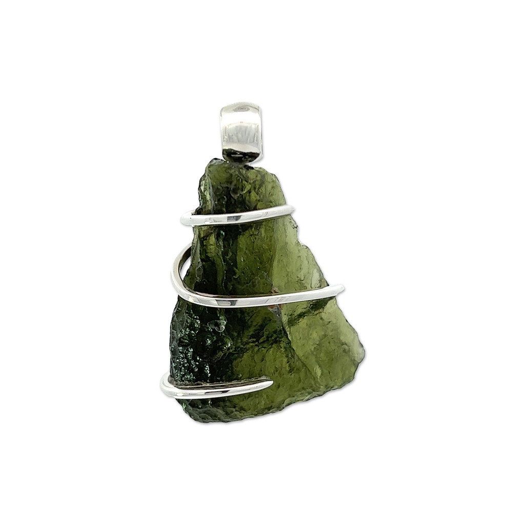 Moldavite Pendant Necklace (SE1065)