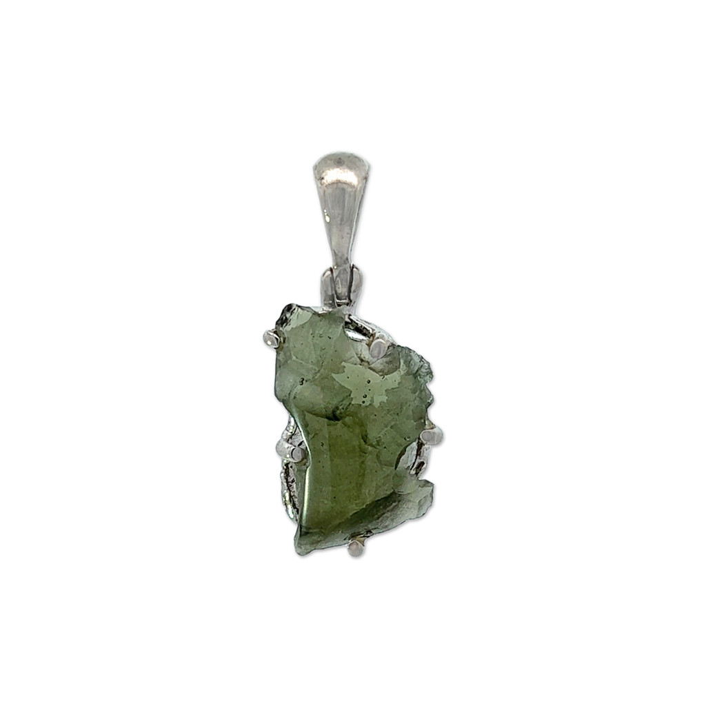 Moldavite Crystal Pendant Necklace (SB1268)