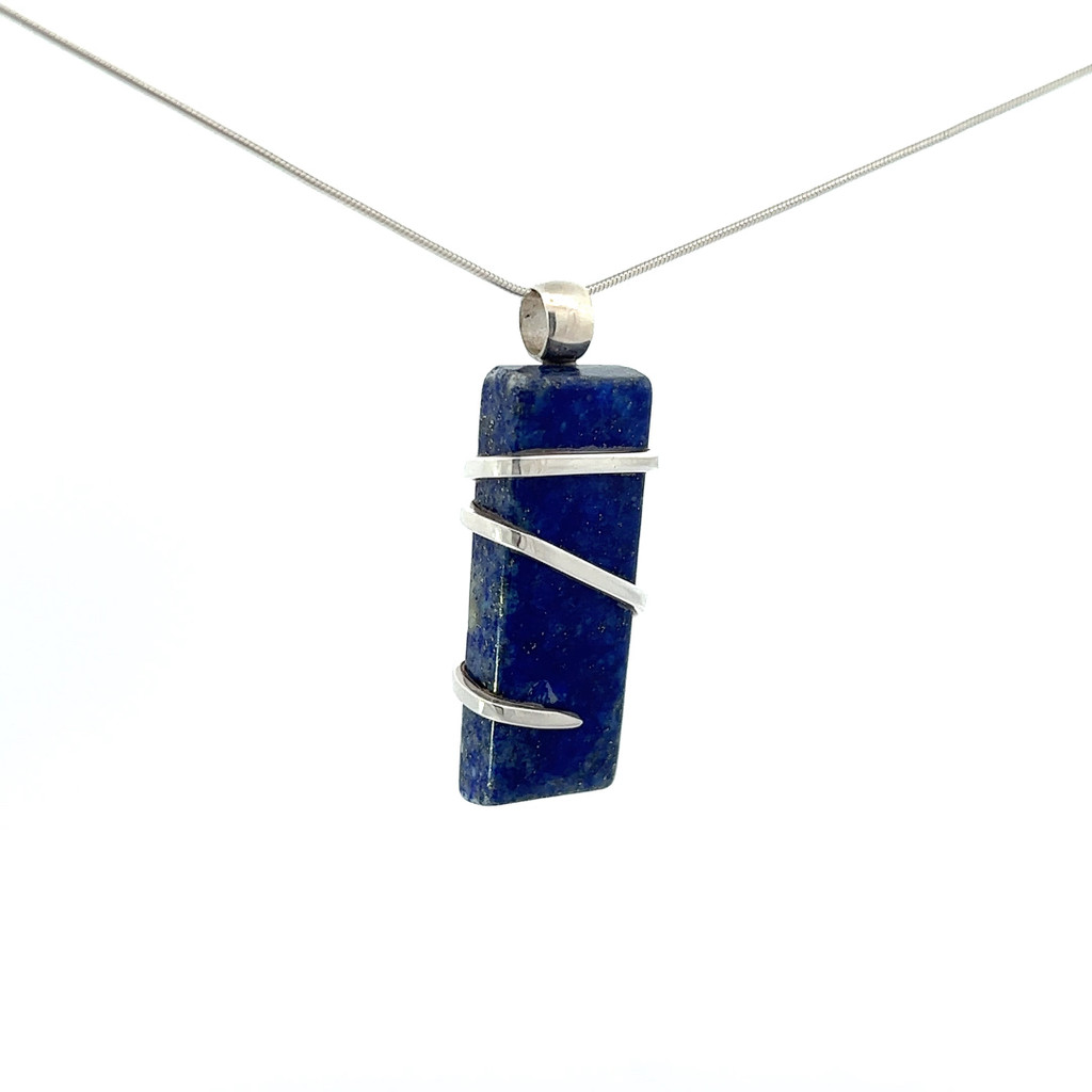 Lapis Lazuli Pendant Necklace (SE1094)