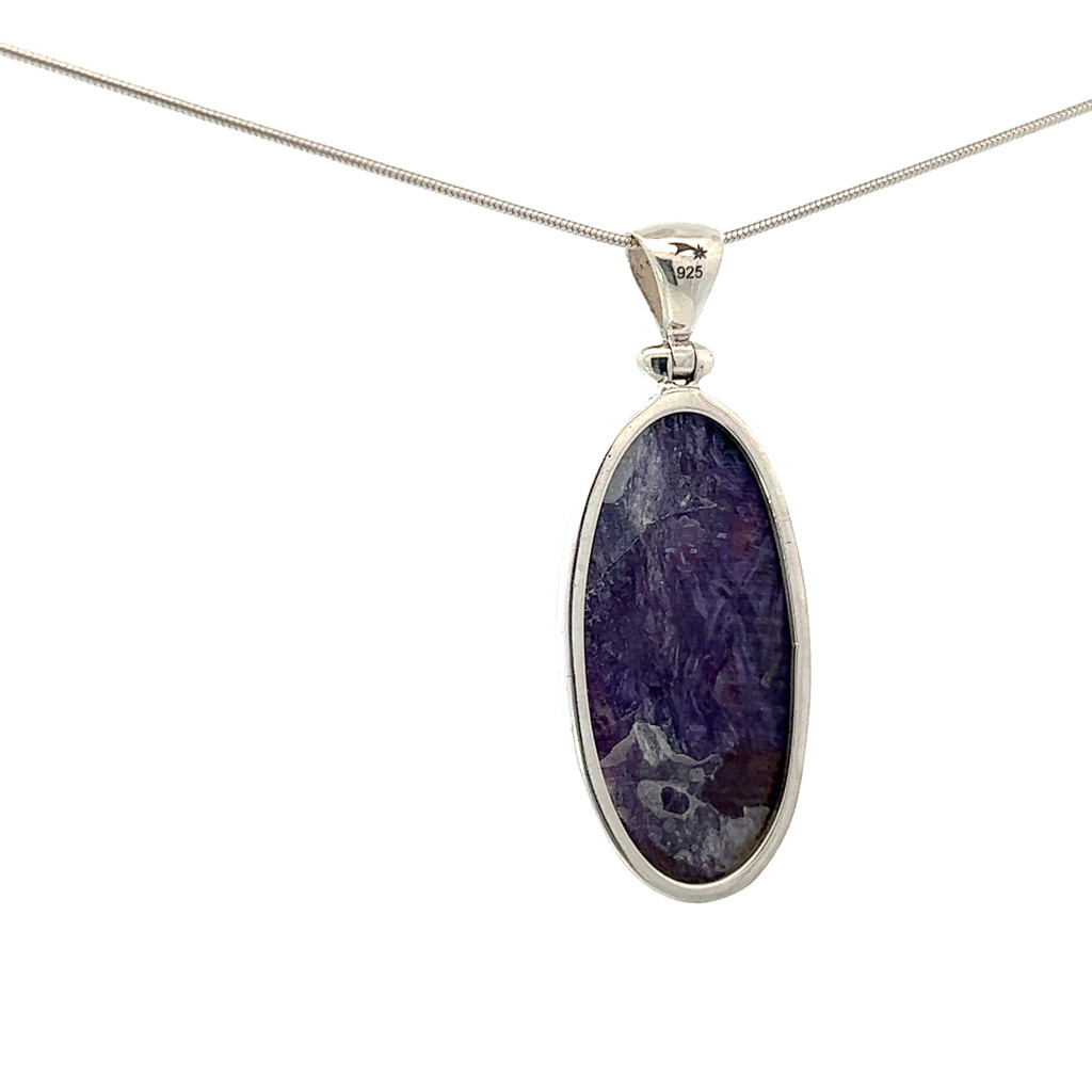 Charoite Pendant Necklace (SB1049)