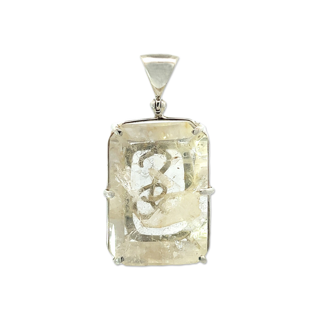 Manifestation Quartz Crystal Pendant (FA1136)