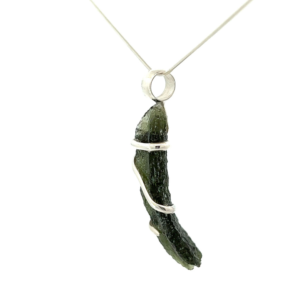 Moldavite Pendant Necklace (M1060)