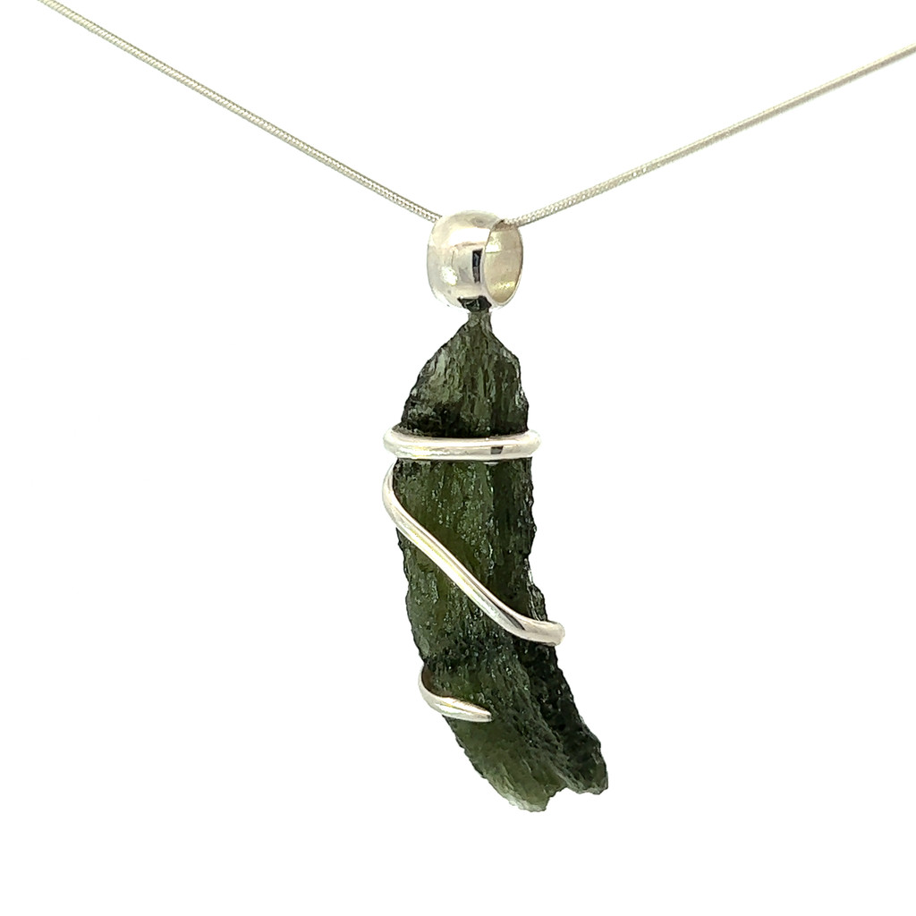 Moldavite Pendant Necklace (M1060)