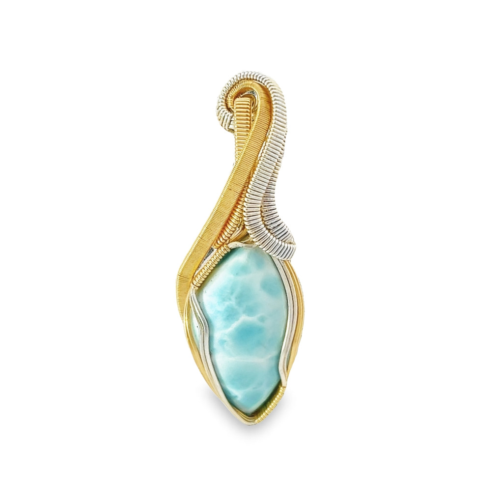 Larimar Pendant Necklace (VA1001)