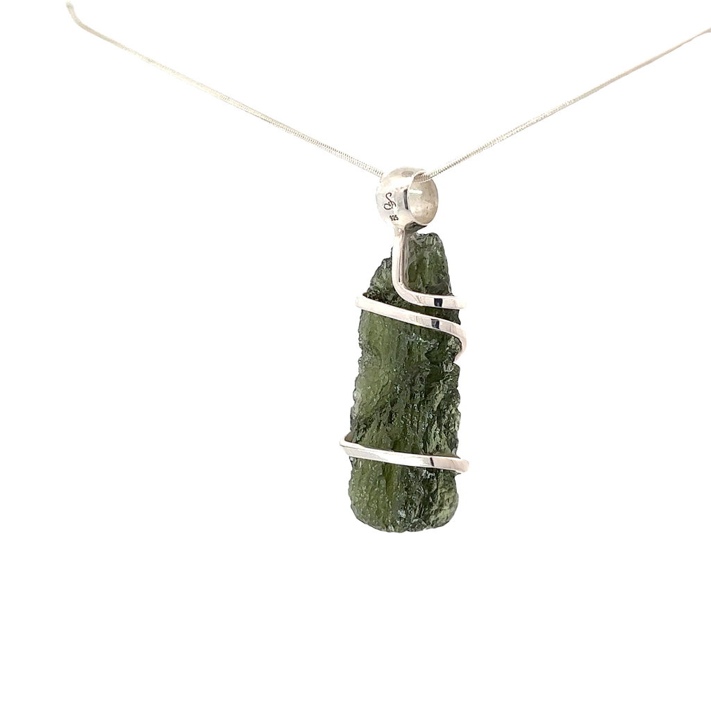 Moldavite Pendant Necklace (M1125)