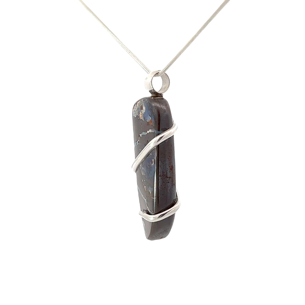 Boulder Opal Pendant Necklace (SE1717)