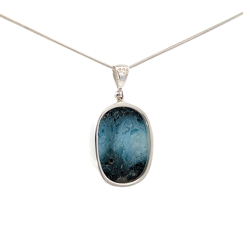 Blue Ice Pendant Necklace (SB2695)