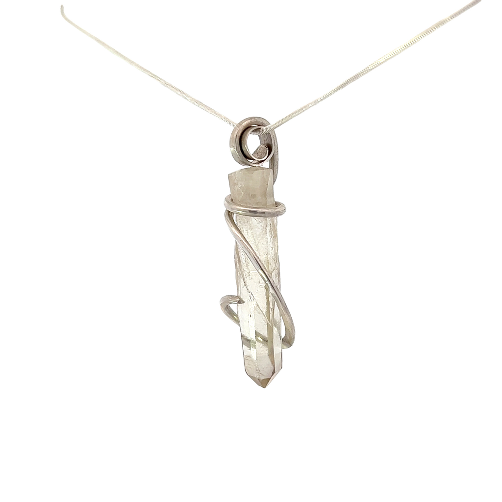 Smokey Quartz Pendant Necklace (M1471)