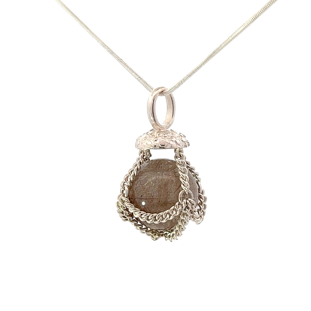 Rutilated Quartz Crystal Pendant (SB1864)