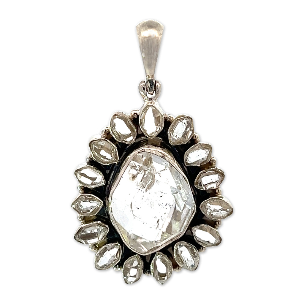 Herkimer Diamond  Crystal Pendant (SB2708)