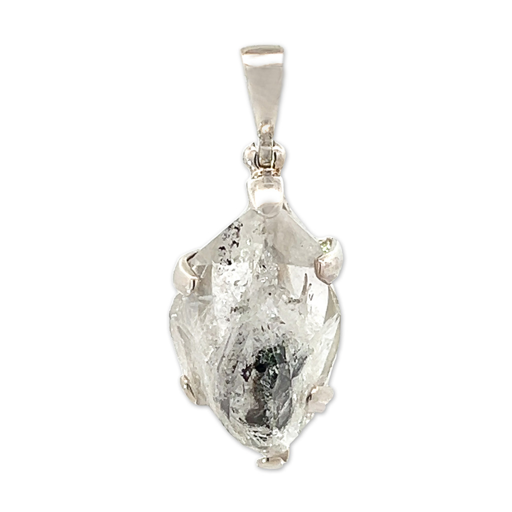 Quartz Crystal Carbon Pendant (FA2106)