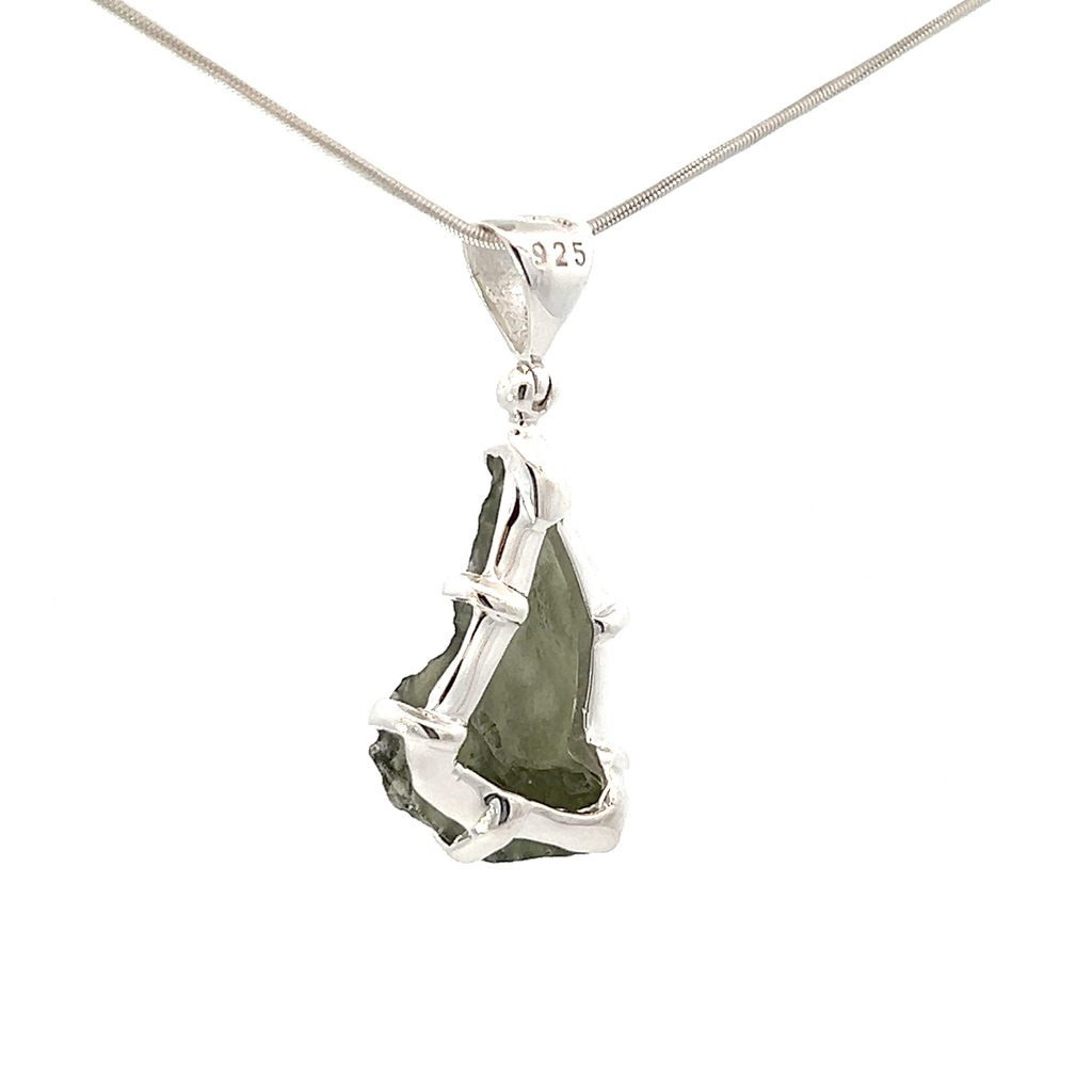 Moldavite Crystal Pendant Necklace (SB1190)