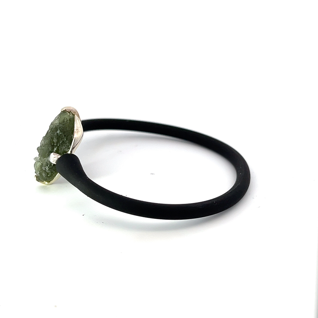 Moldavite Silicone Bracelet (SB1140)