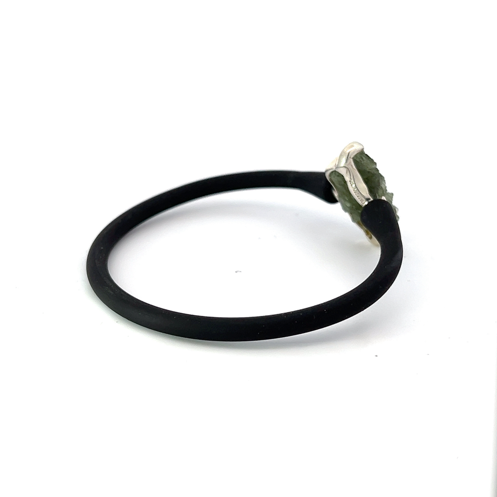 Moldavite Silicone Bracelet (SB1140)