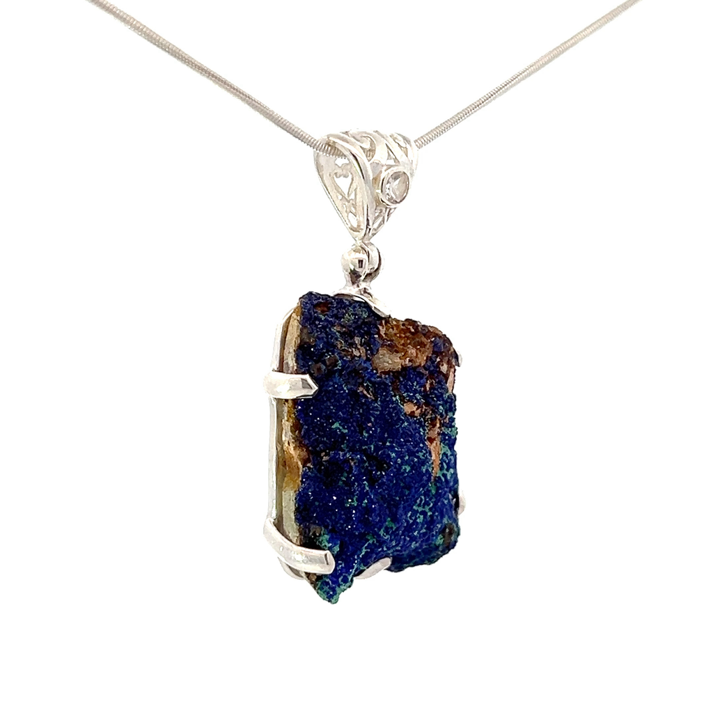 Azurite Pendant Necklace (SB1776)